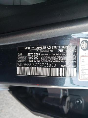 Photo 9 VIN: WDDHF8JB7DA725830 - MERCEDES-BENZ E 350 4MAT 