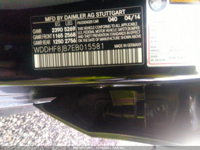 Photo 8 VIN: WDDHF8JB7EB015581 - MERCEDES-BENZ E 350 