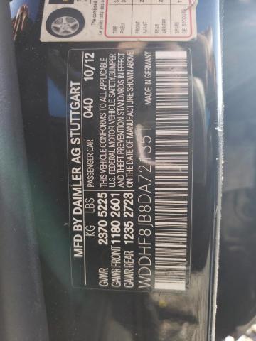 Photo 12 VIN: WDDHF8JB8DA721351 - MERCEDES-BENZ E 350 4MAT 