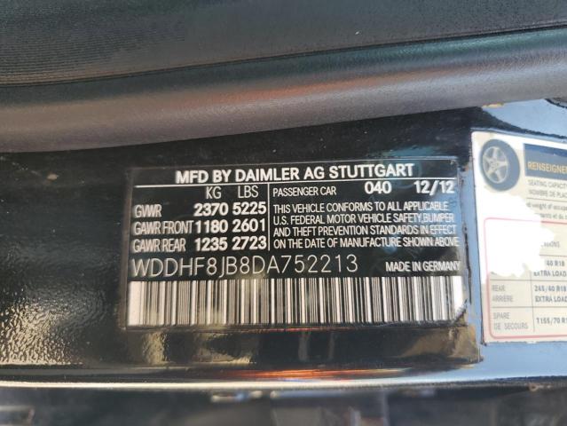 Photo 11 VIN: WDDHF8JB8DA752213 - MERCEDES-BENZ E 350 4MAT 