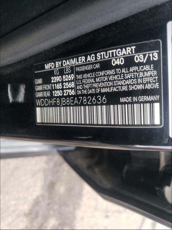 Photo 9 VIN: WDDHF8JB8EA782636 - MERCEDES-BENZ E 350 4MAT 