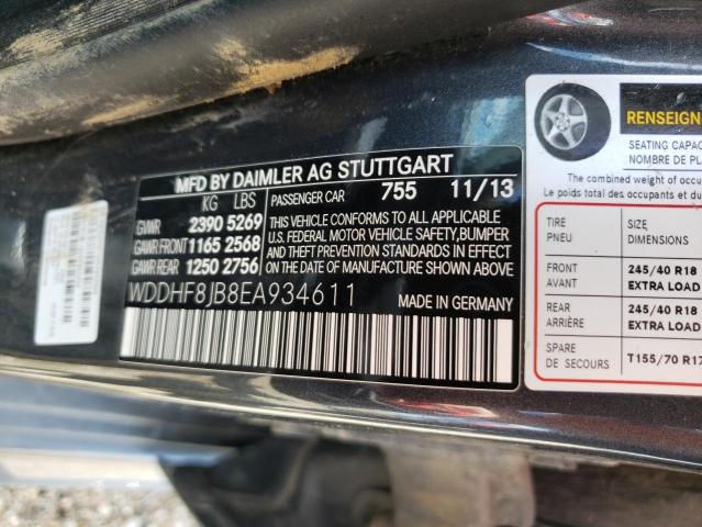 Photo 9 VIN: WDDHF8JB8EA934611 - MERCEDES-BENZ E 350 4MAT 