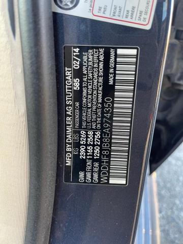 Photo 10 VIN: WDDHF8JB8EA974350 - MERCEDES-BENZ E 350 4MAT 