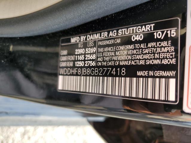 Photo 12 VIN: WDDHF8JB8GB277418 - MERCEDES-BENZ E-KLASSE 