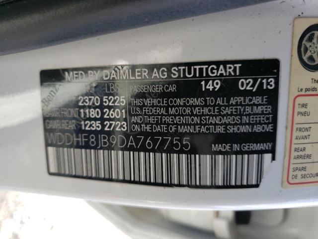 Photo 9 VIN: WDDHF8JB9DA767755 - MERCEDES-BENZ E 350 4MAT 