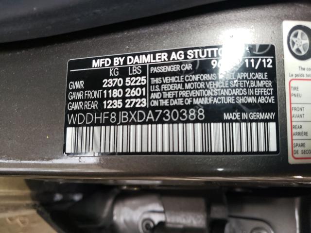 Photo 9 VIN: WDDHF8JBXDA730388 - MERCEDES-BENZ E 350 4MAT 