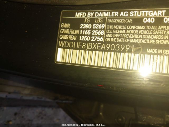 Photo 8 VIN: WDDHF8JBXEA903991 - MERCEDES-BENZ E 350 