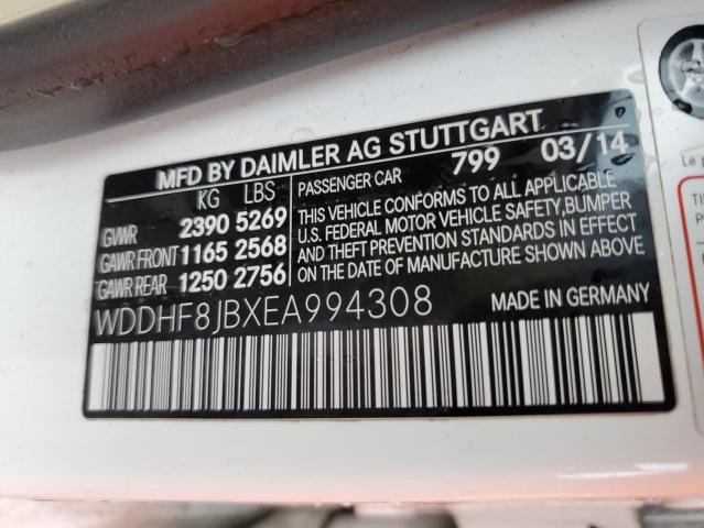 Photo 11 VIN: WDDHF8JBXEA994308 - MERCEDES-BENZ E 350 4MAT 