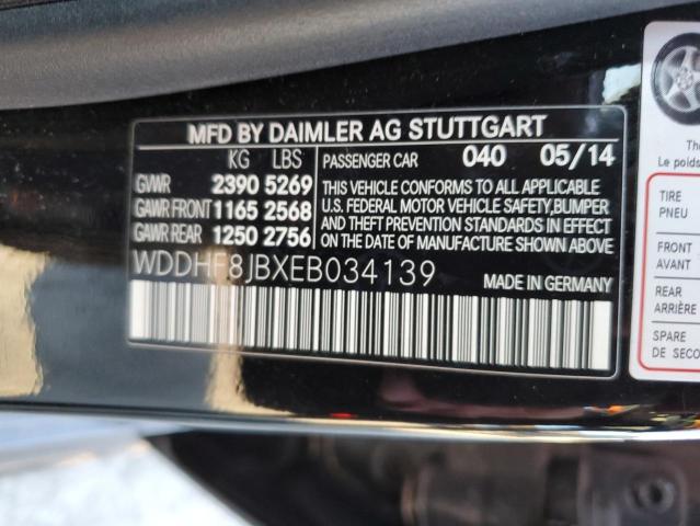 Photo 11 VIN: WDDHF8JBXEB034139 - MERCEDES-BENZ E-CLASS 