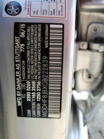 Photo 11 VIN: WDDHF8JBXGB222839 - MERCEDES-BENZ E 350 4MAT 