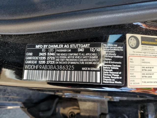 Photo 12 VIN: WDDHF9AB3BA386325 - MERCEDES-BENZ E 550 4MAT 