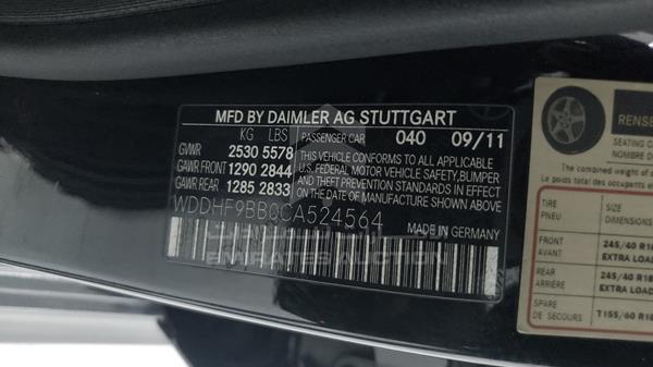 Photo 3 VIN: WDDHF9BB0CA524564 - MERCEDES-BENZ E 550 