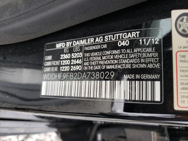 Photo 9 VIN: WDDHF9FB2DA738029 - MERCEDES-BENZ E 400 HYBR 