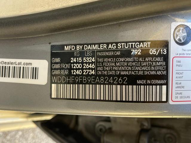 Photo 9 VIN: WDDHF9FB9EA824262 - MERCEDES-BENZ E 400 HYBR 