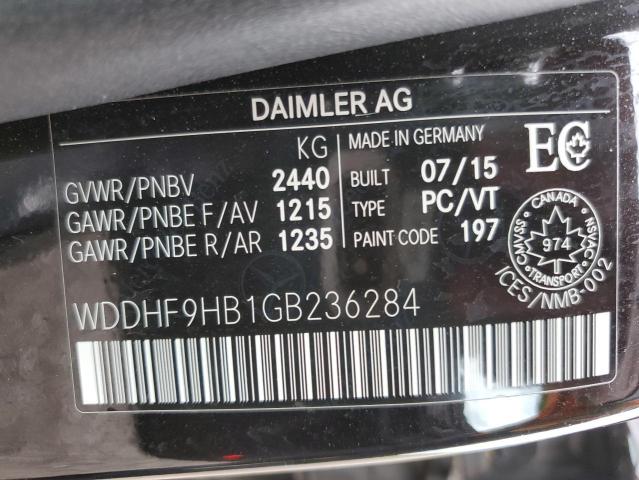 Photo 11 VIN: WDDHF9HB1GB236284 - MERCEDES-BENZ E-CLASS 