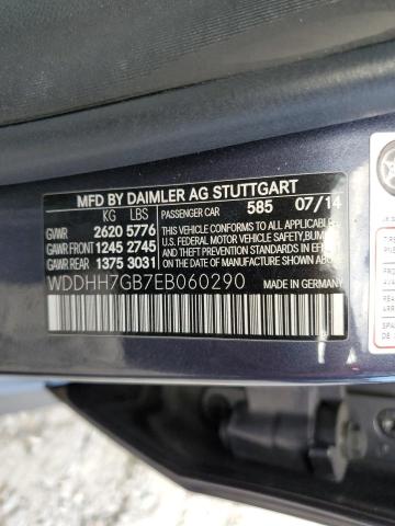 Photo 12 VIN: WDDHH7GB7EB060290 - MERCEDES-BENZ E 63 AMG-S 