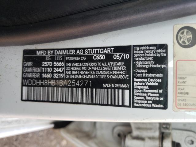 Photo 9 VIN: WDDHH8HB1BA254271 - MERCEDES-BENZ E 350 4MAT 