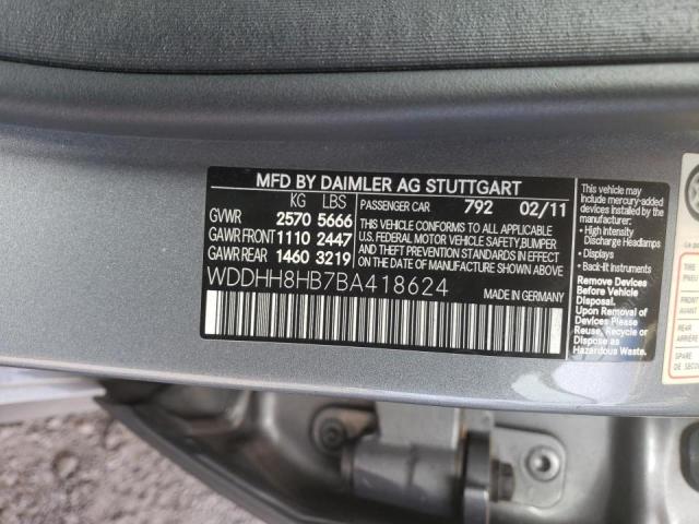 Photo 11 VIN: WDDHH8HB7BA418624 - MERCEDES-BENZ E 350 4MAT 