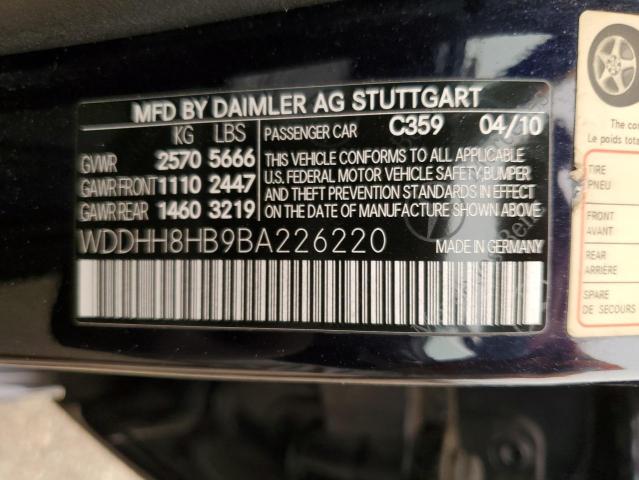 Photo 11 VIN: WDDHH8HB9BA226220 - MERCEDES-BENZ E 350 4MAT 