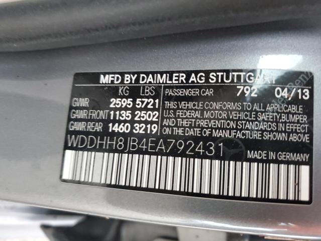 Photo 12 VIN: WDDHH8JB4EA792431 - MERCEDES-BENZ E 350 4MAT 