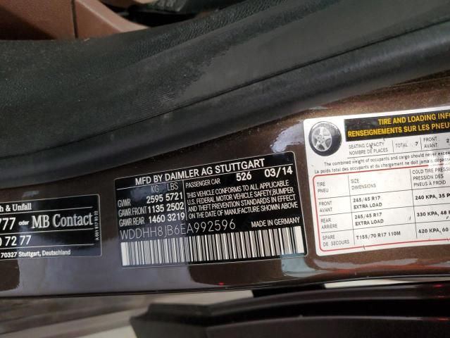 Photo 11 VIN: WDDHH8JB6EA992596 - MERCEDES-BENZ E 350 4MAT 