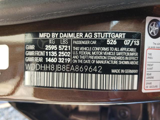 Photo 12 VIN: WDDHH8JB8EA869642 - MERCEDES-BENZ E 350 4MAT 