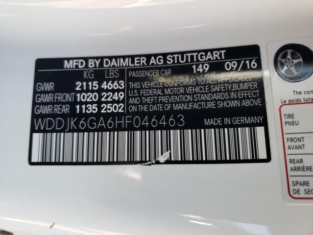 Photo 9 VIN: WDDJK6GA6HF046463 - MERCEDES-BENZ SL 450 