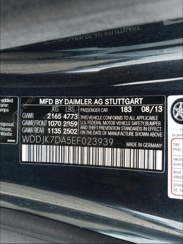 Photo 9 VIN: WDDJK7DA5EF023939 - MERCEDES-BENZ SL 550 