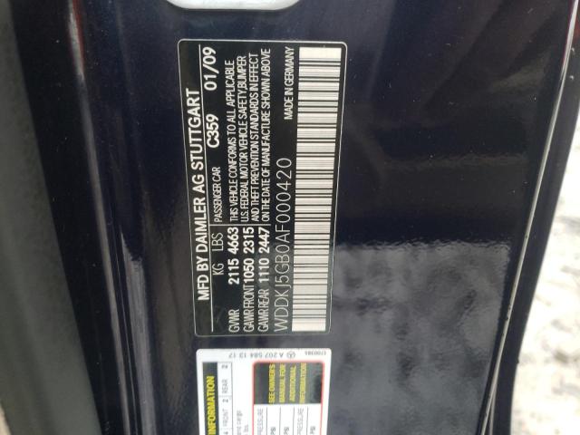 Photo 11 VIN: WDDKJ5GB0AF000420 - MERCEDES-BENZ E 350 