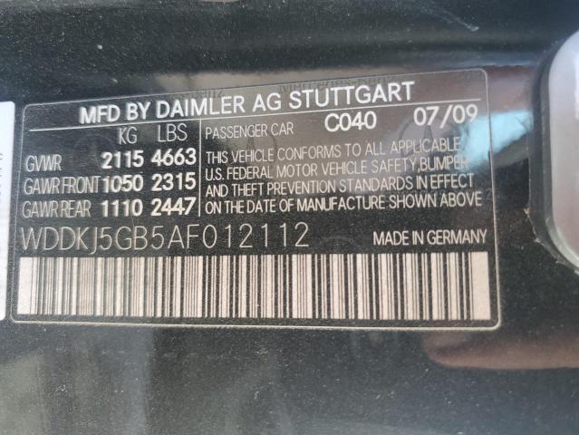 Photo 11 VIN: WDDKJ5GB5AF012112 - MERCEDES-BENZ E 350 