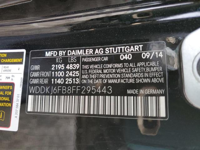 Photo 11 VIN: WDDKJ6FB8FF295443 - MERCEDES-BENZ E-CLASS 