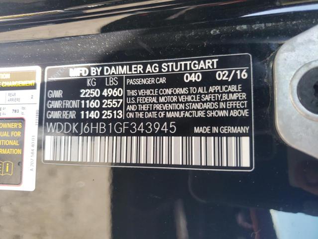 Photo 11 VIN: WDDKJ6HB1GF343945 - MERCEDES-BENZ E 400 4MAT 