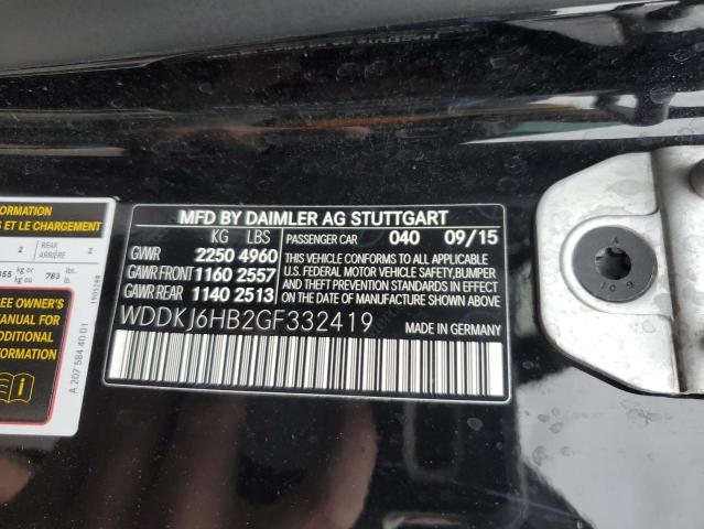 Photo 11 VIN: WDDKJ6HB2GF332419 - MERCEDES-BENZ E 400 4MAT 