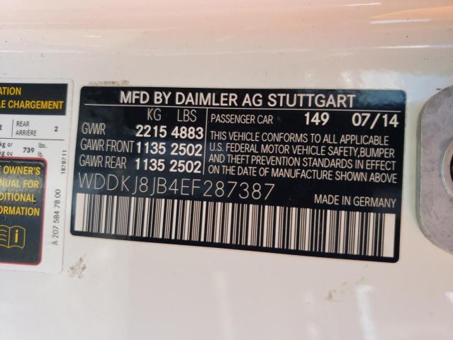 Photo 9 VIN: WDDKJ8JB4EF287387 - MERCEDES-BENZ E 350 4MAT 