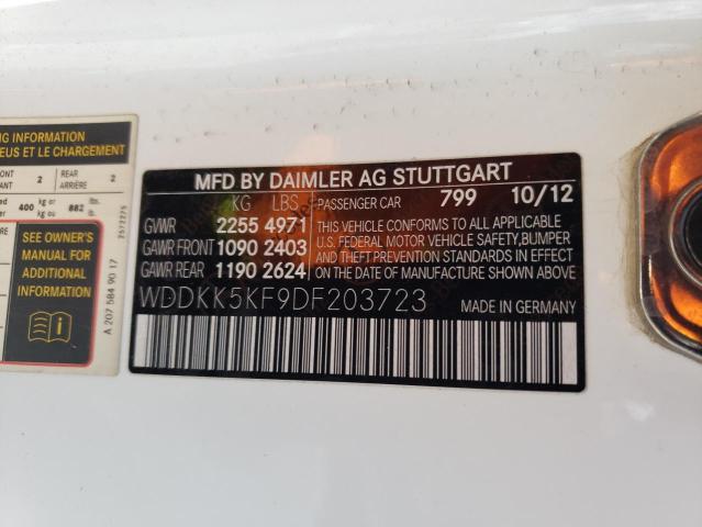 Photo 11 VIN: WDDKK5KF9DF203723 - MERCEDES-BENZ E 350 