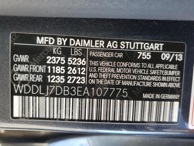 Photo 9 VIN: WDDLJ7DB3EA107775 - MERCEDES-BENZ CLS 550 