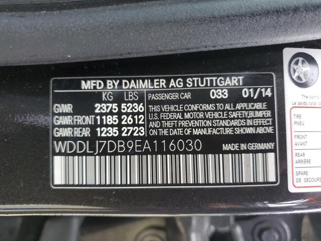 Photo 11 VIN: WDDLJ7DB9EA116030 - MERCEDES-BENZ CLS 550 