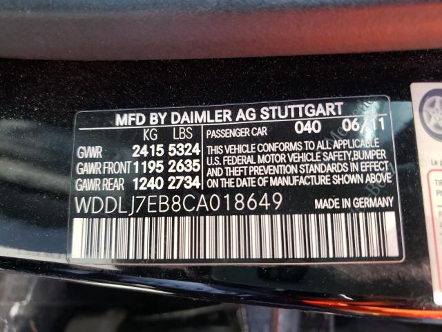 Photo 9 VIN: WDDLJ7EB8CA018649 - MERCEDES-BENZ CLS 63 AMG 