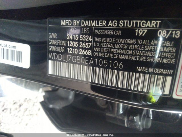 Photo 8 VIN: WDDLJ7GB0EA105106 - MERCEDES-BENZ CLS 63 AMG 