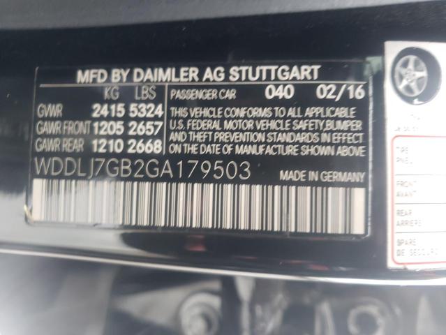 Photo 9 VIN: WDDLJ7GB2GA179503 - MERCEDES-BENZ CLS 63 AMG 