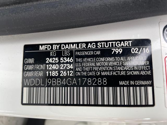 Photo 9 VIN: WDDLJ9BB4GA178288 - MERCEDES-BENZ CLS 550 4M 