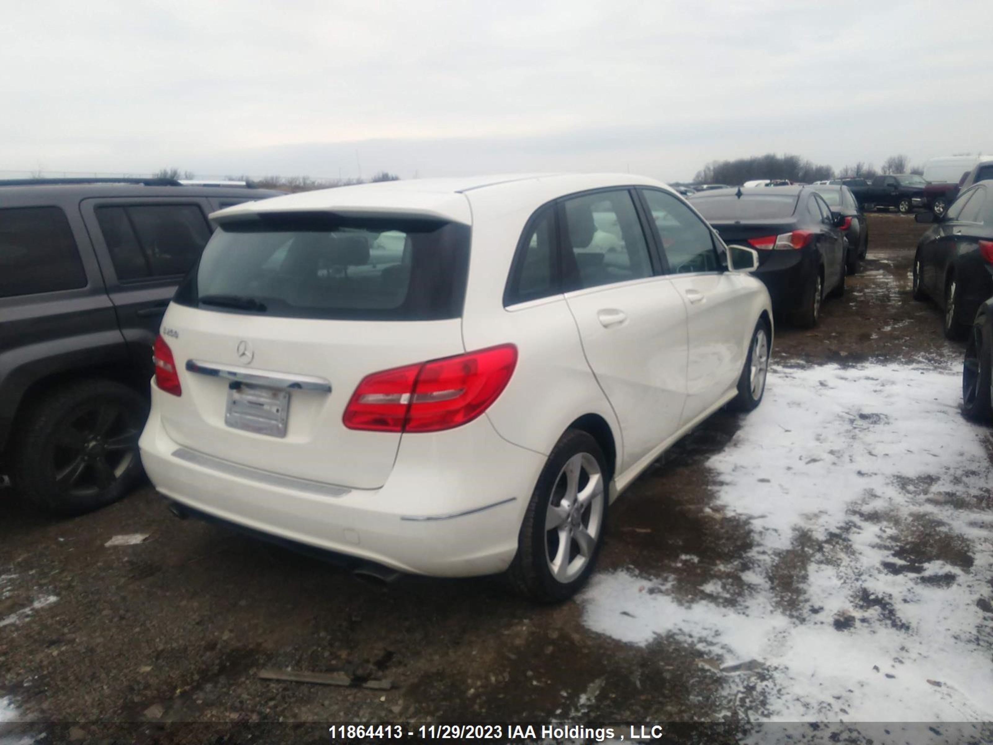 Photo 3 VIN: WDDMH4EBXDJ160386 - MERCEDES-BENZ B-KLASSE 