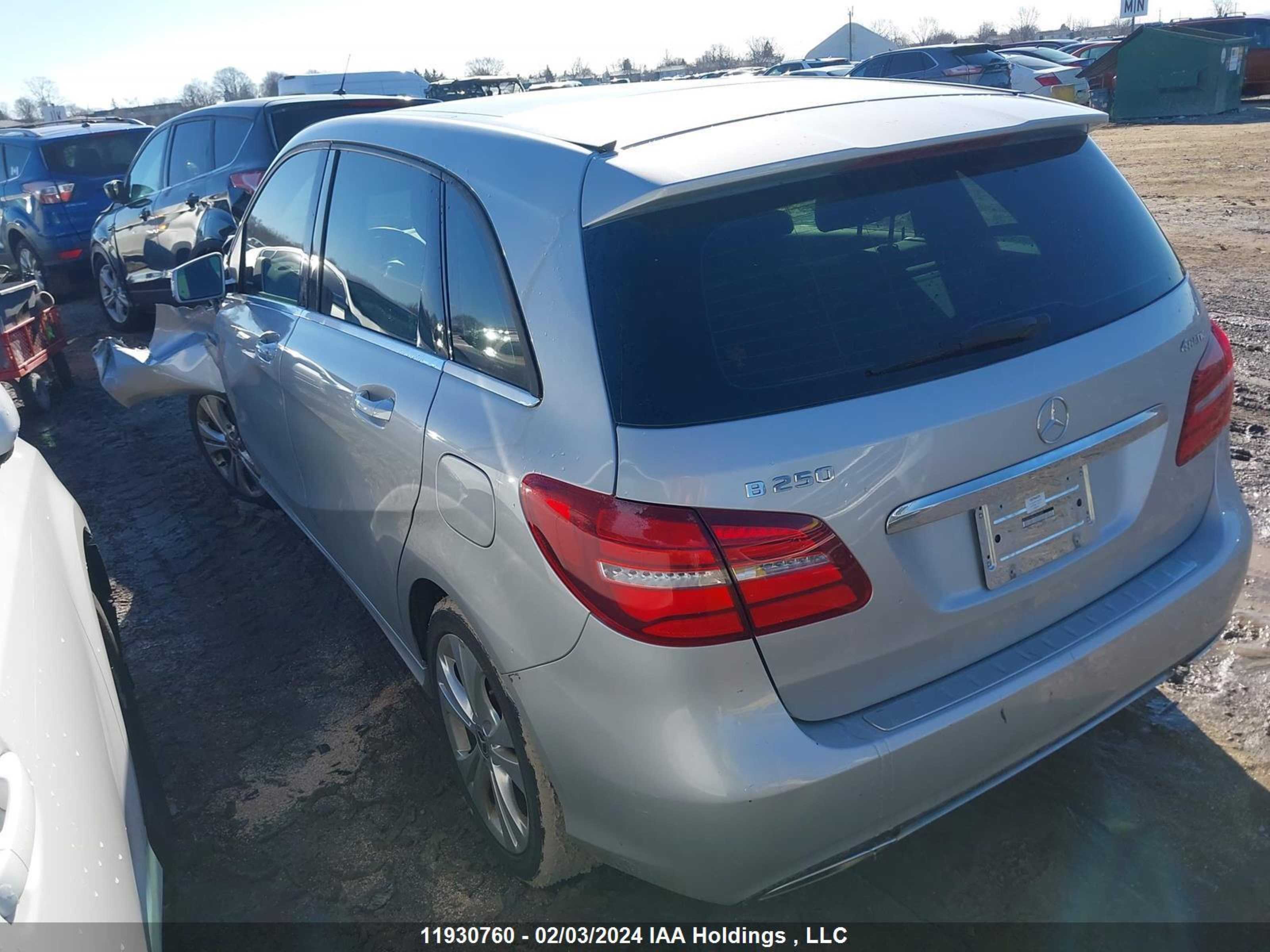 Photo 2 VIN: WDDMH4GB6JJ462654 - MERCEDES-BENZ B-KLASSE 