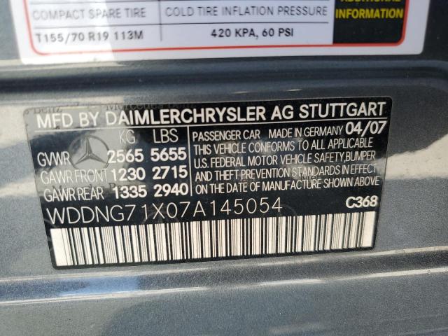 Photo 11 VIN: WDDNG71X07A145054 - MERCEDES-BENZ S 550 