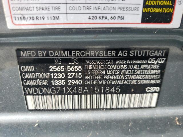 Photo 11 VIN: WDDNG71X48A151845 - MERCEDES-BENZ S 550 