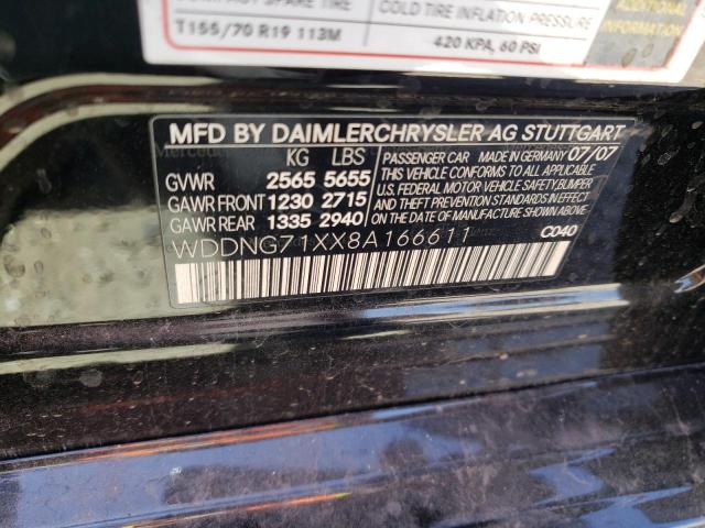 Photo 11 VIN: WDDNG71XX8A166611 - MERCEDES-BENZ S 550 