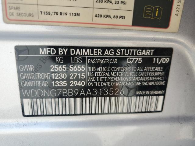 Photo 11 VIN: WDDNG7BB9AA313526 - MERCEDES-BENZ S-CLASS 