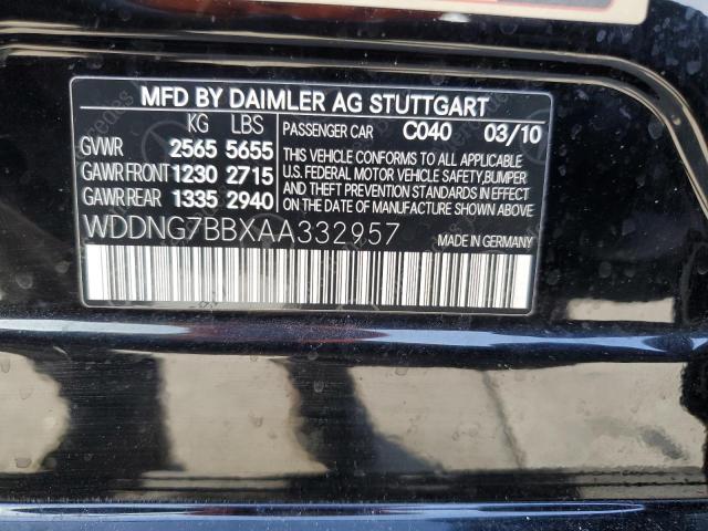 Photo 11 VIN: WDDNG7BBXAA332957 - MERCEDES-BENZ S 550 