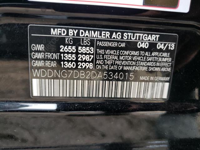 Photo 11 VIN: WDDNG7DB2DA534015 - MERCEDES-BENZ S 550 