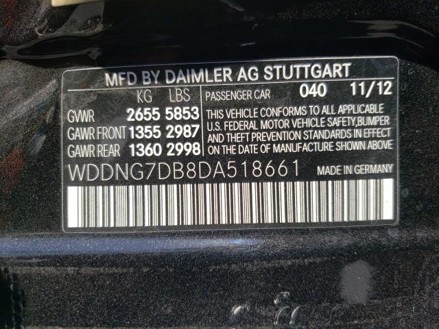 Photo 9 VIN: WDDNG7DB8DA518661 - MERCEDES-BENZ S 550 